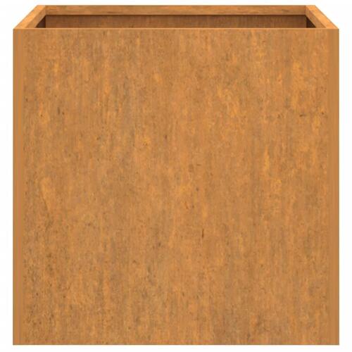 Plantekasser 2 stk. 42x40x39 cm cortenstål