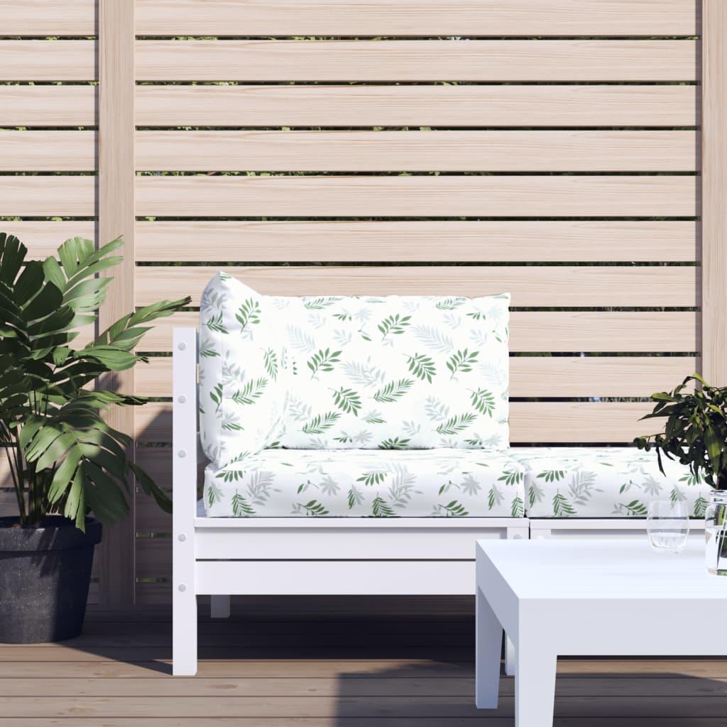 Pallehynder 3 stk. oxfordstof bladmønster billede