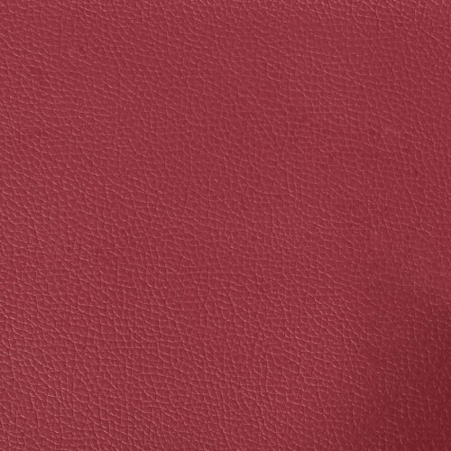 2-personers sofa 120 cm kunstlæder vinrød