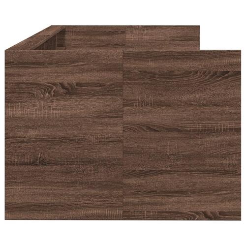 Daybed med skuffer uden madras 100x200 cm brunt eg