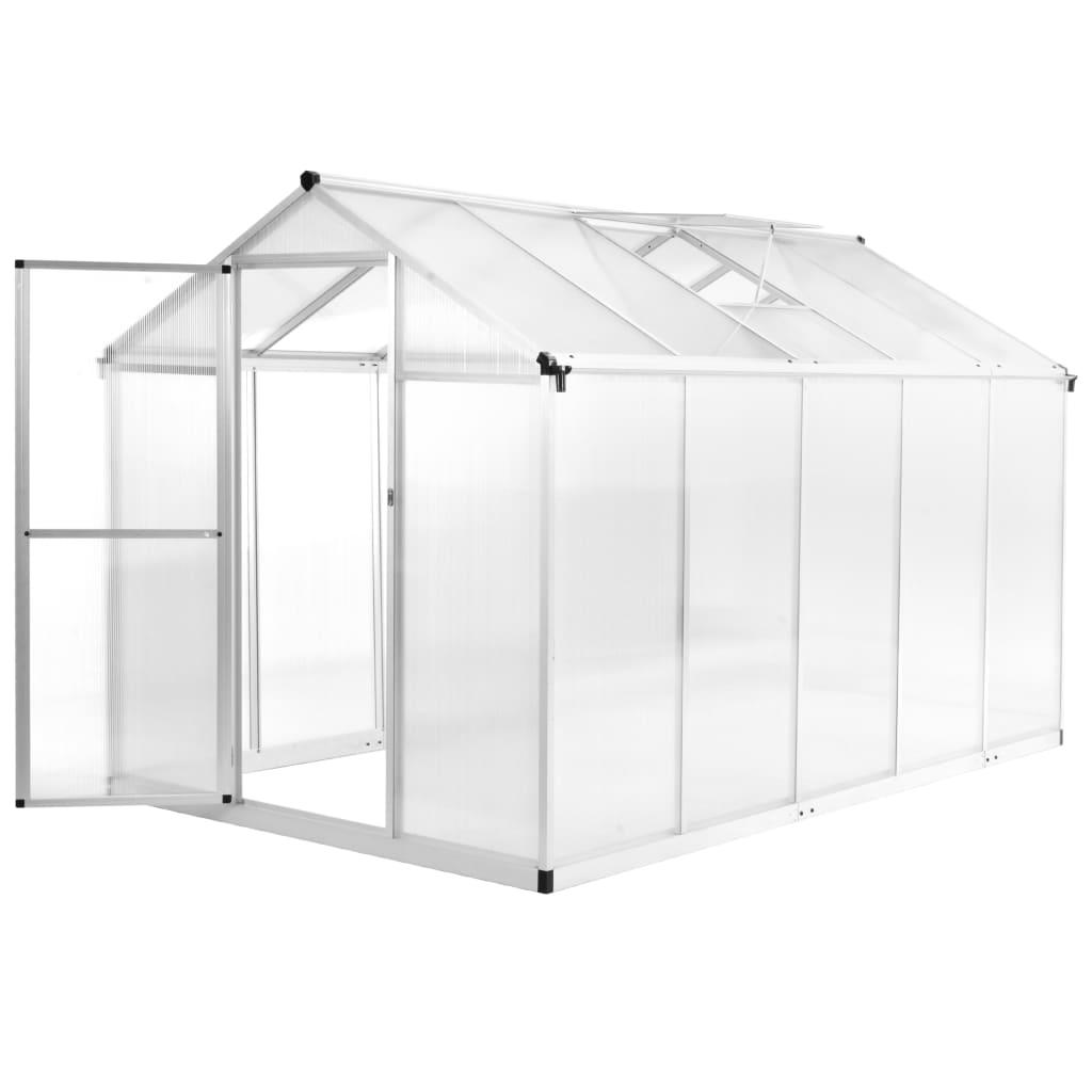 Drivhus 11,19 M³ Aluminium - 302 x 190 x 195 cm