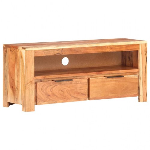 Tv-skab 90x30x40 cm massivt akacietræ