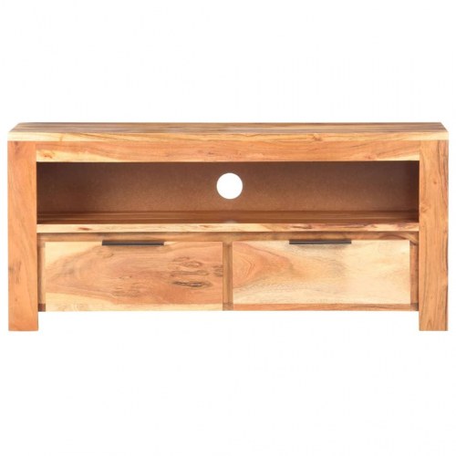 Tv-skab 90x30x40 cm massivt akacietræ