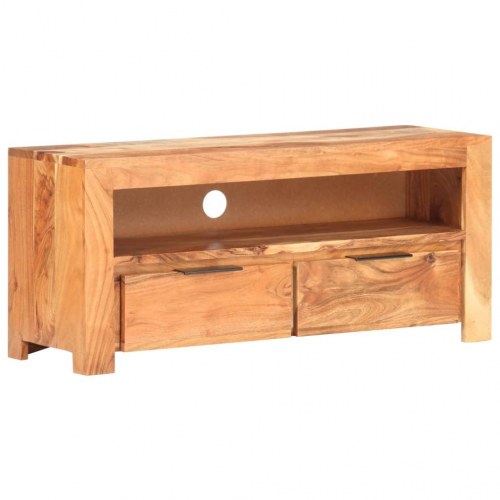 Tv-skab 90x30x40 cm massivt akacietræ