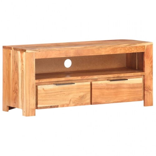 Tv-skab 90x30x40 cm massivt akacietræ