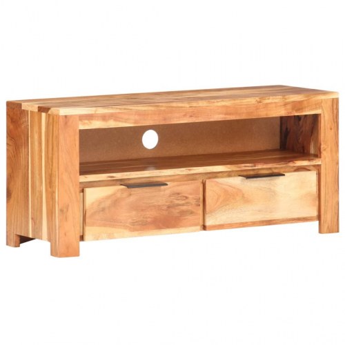 Tv-skab 90x30x40 cm massivt akacietræ