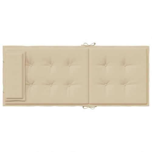 Stolehynder med høj ryg 4 stk. - beige