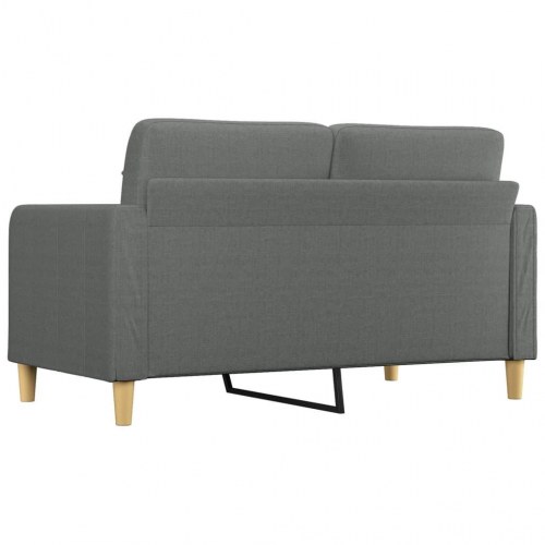 2-personers sofa i stof - 140 cm, mørkegrå