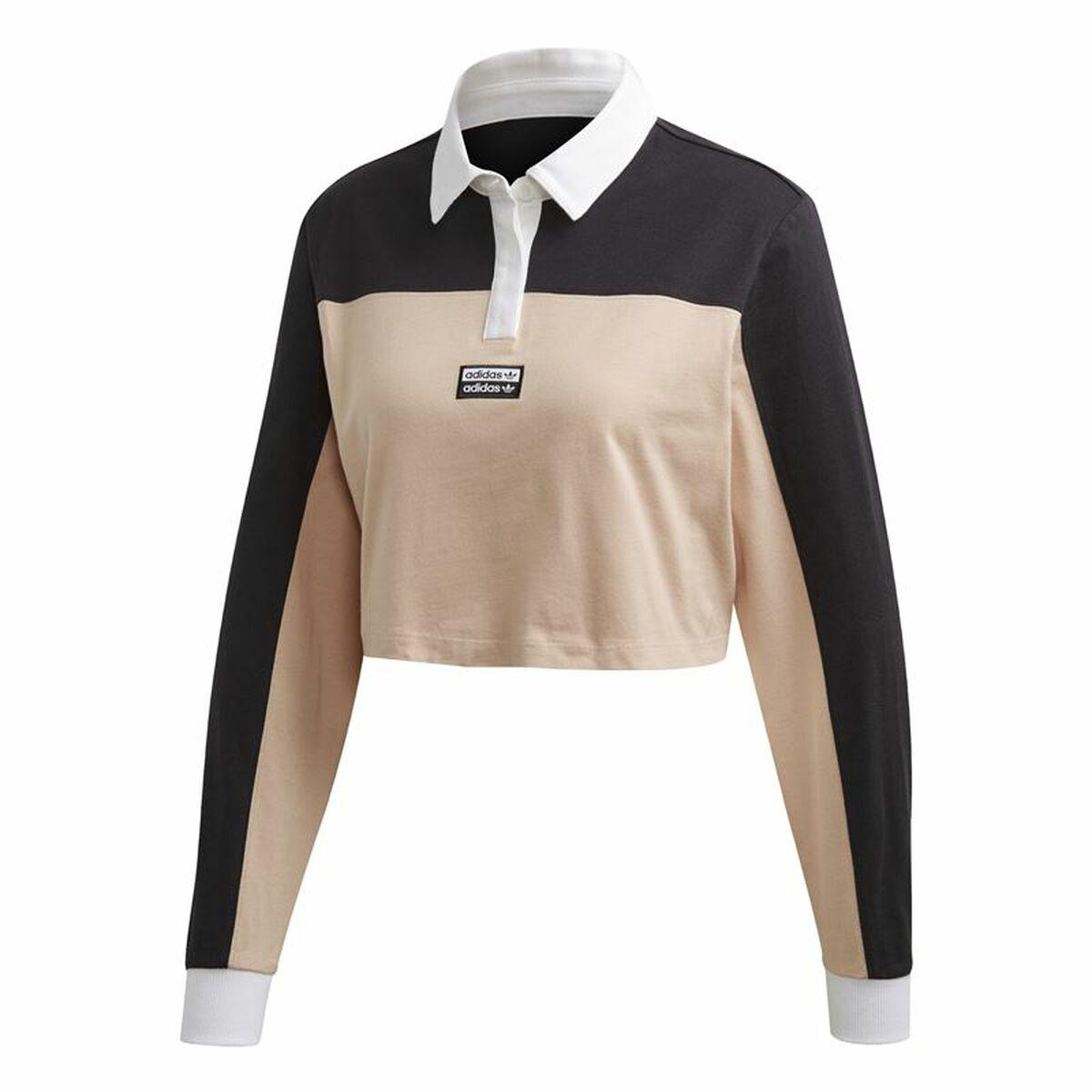 Adidas Originals cropped polotrøje til dame - sort, str. 36