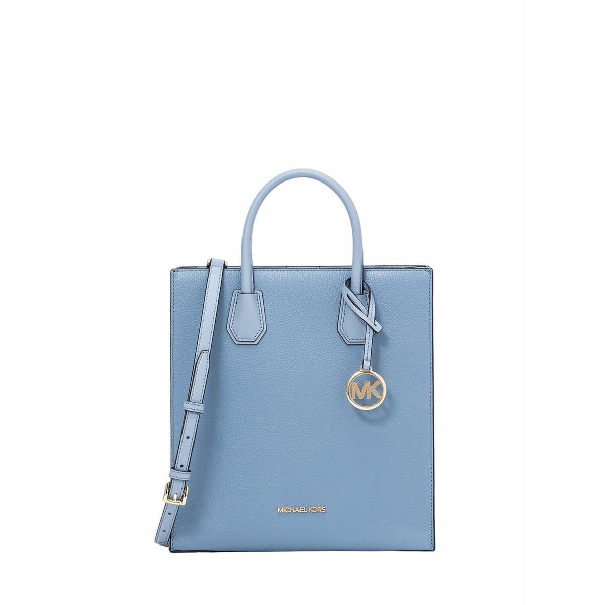 Michael Kors håndtaske - blå skuldertaske 28 × 30 × 9 cm (35S2GM9T8T-CHAMBRAY-MLT)