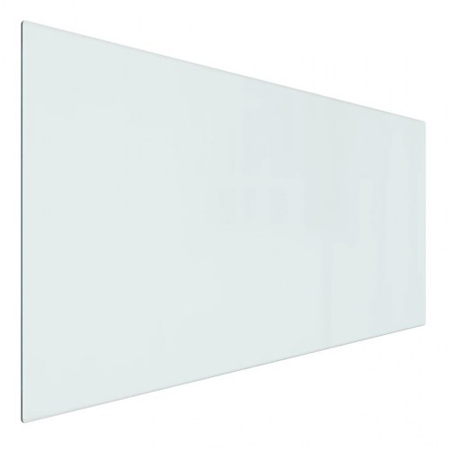 Glasplade til pejs 100x50 cm rektangulær