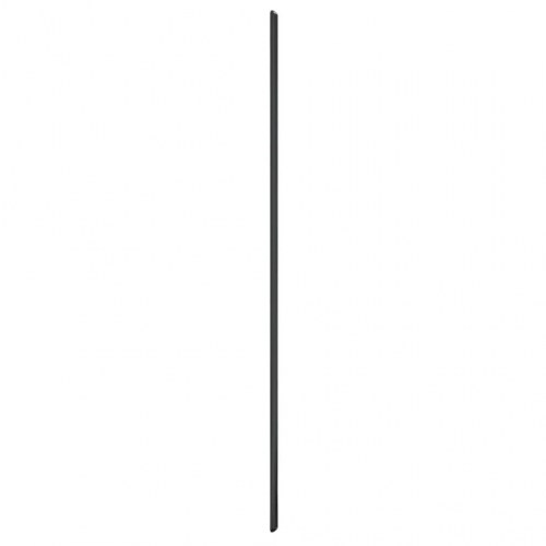 Glasplade til pejs 100x50 cm rektangulær