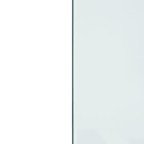 Glasplade til pejs 100x50 cm rektangulær