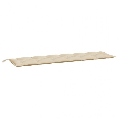 Hynde til havebænk 200×50×7 cm i oxfordstof - beige