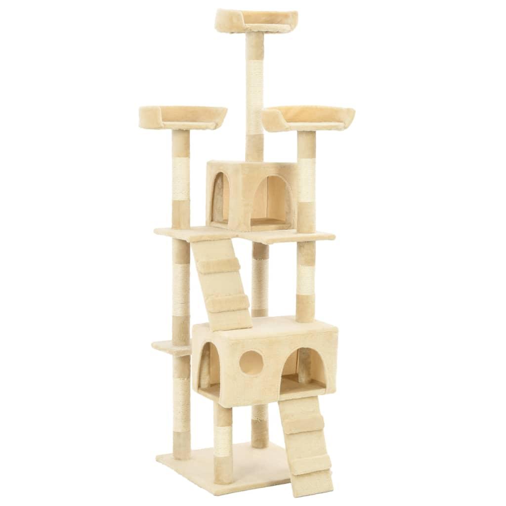 Kradsetræ Til Katte Med Sisal 170 Beige