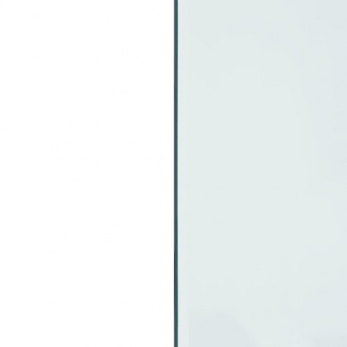 Glasplade til pejs 120x50 cm rektangulær