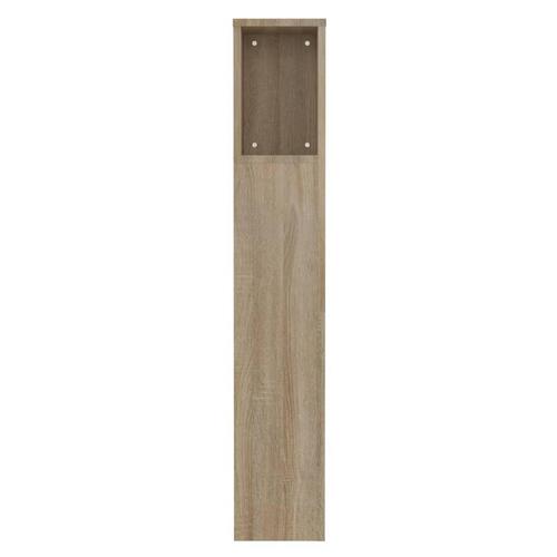 Sengegavl med opbevaring 100x18,5x104,5 cm sonoma-eg