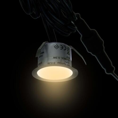 LED-jordlys 20 stk. varm hvid