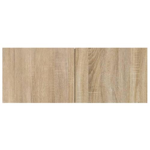 Tv-skabe 4 stk. 80x30x30 cm konstrueret træ sonoma-eg