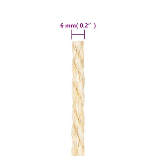 Reb 100 % sisal 6 mm 50 m