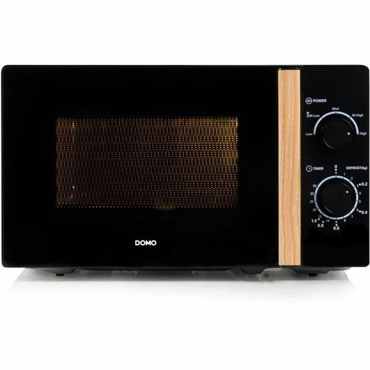 Mikrobølgeovn DOMO Sort 700 W 20 L