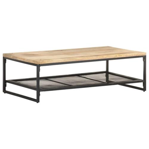 Sofabord 110x60x35 cm massivt mangotræ