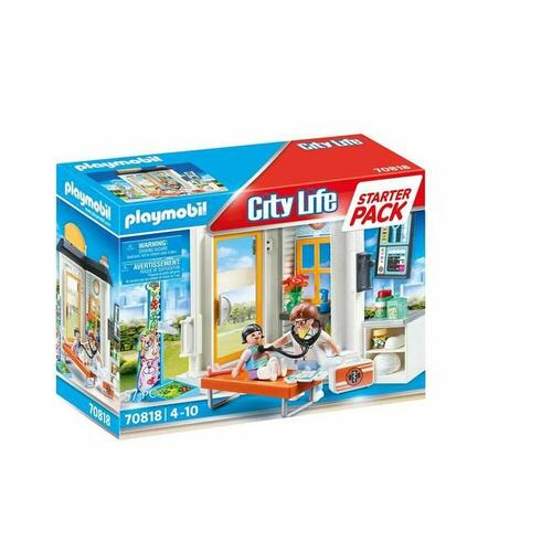Playset Playmobil City Life Drenge Læge 70818 (57 stk)