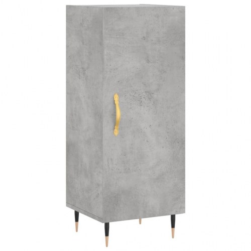 Skænk i konstrueret træ 34,5 × 34 × 90 cm - betongrå