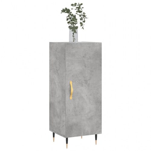 Skænk i konstrueret træ 34,5 × 34 × 90 cm - betongrå