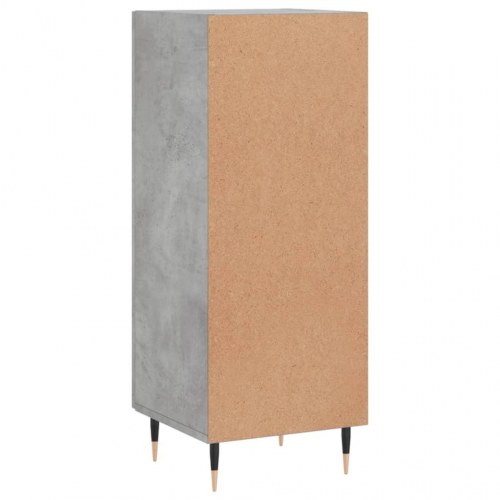 Skænk i konstrueret træ 34,5 × 34 × 90 cm - betongrå