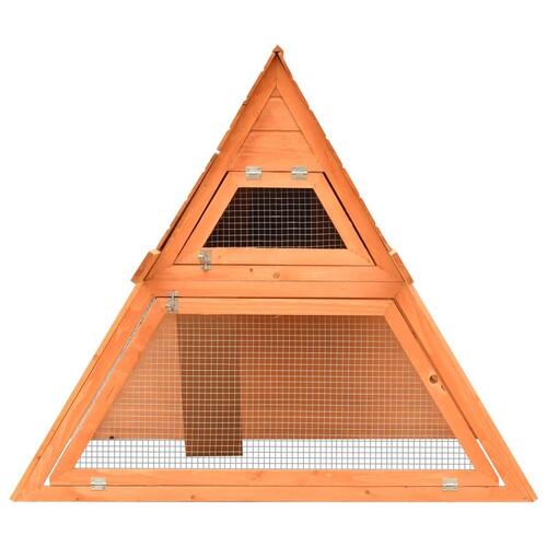 Kaninbur 152x128x108 cm massivt fyrre- og grantræ