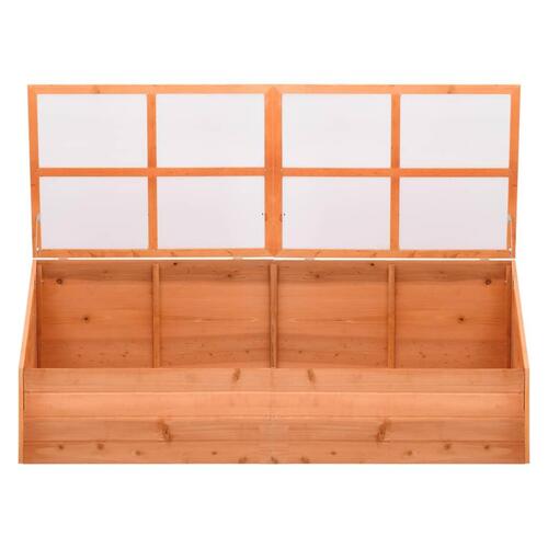Minidrivhus 180x57x62 cm træ
