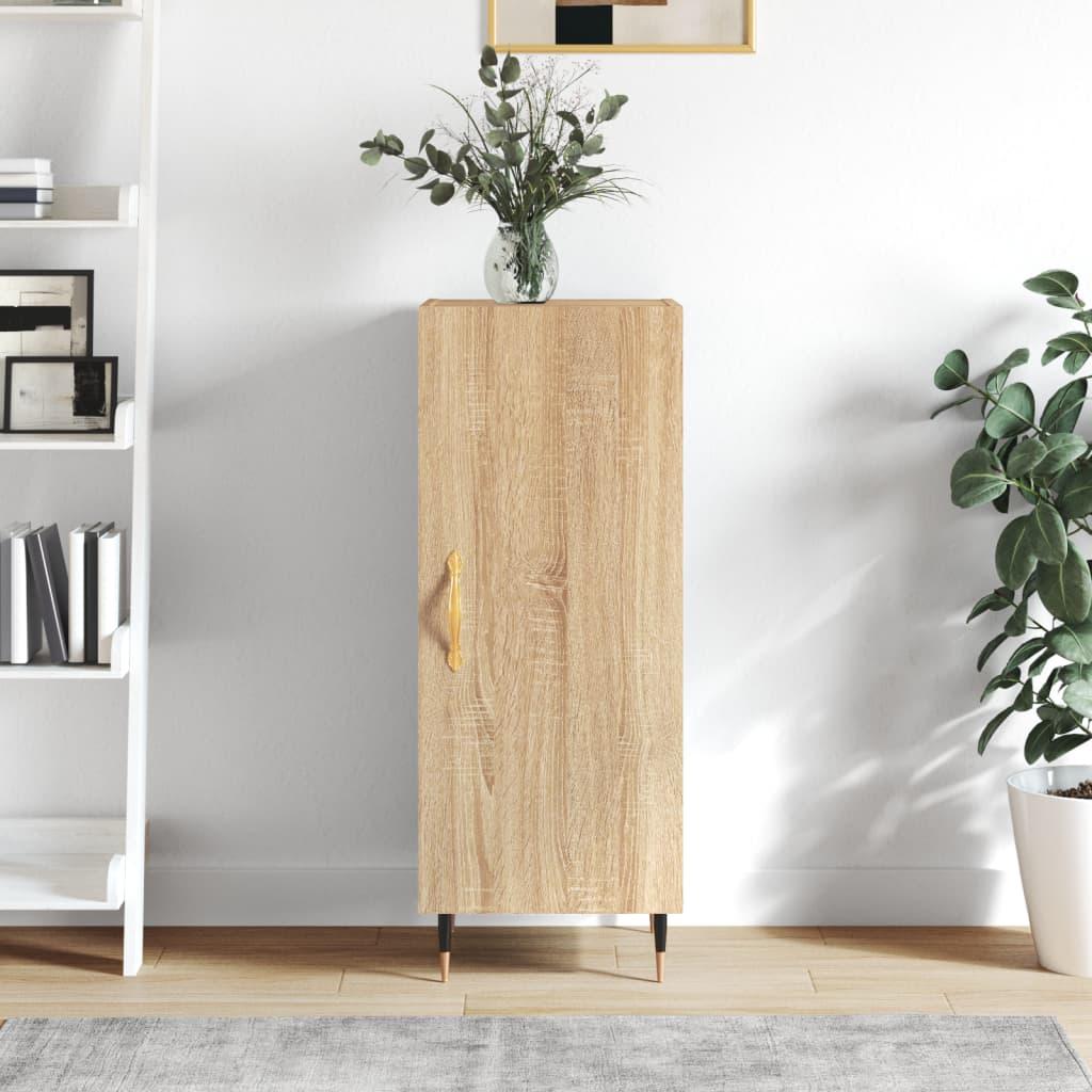 Skænk 34,5×34×90 cm i konstrueret træ - sonoma-eg