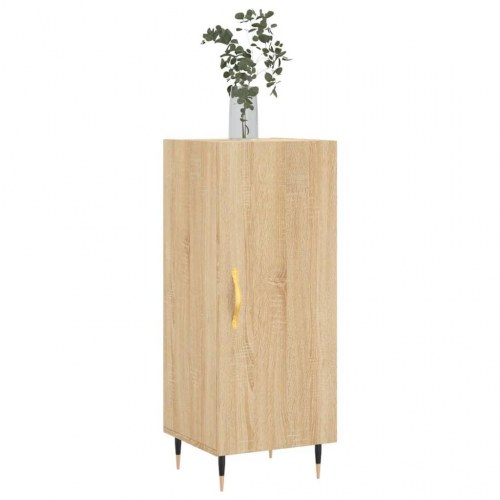Skænk 34,5×34×90 cm i konstrueret træ - sonoma-eg