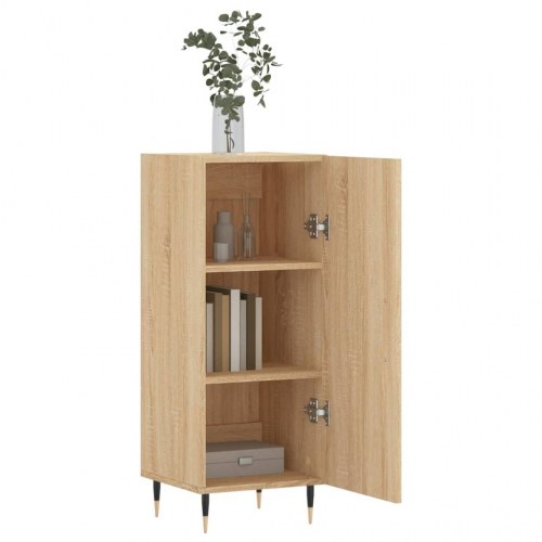 Skænk 34,5×34×90 cm i konstrueret træ - sonoma-eg