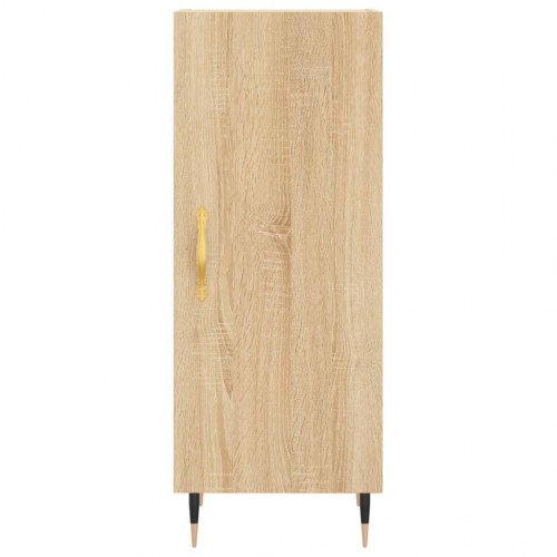 Skænk 34,5×34×90 cm i konstrueret træ - sonoma-eg
