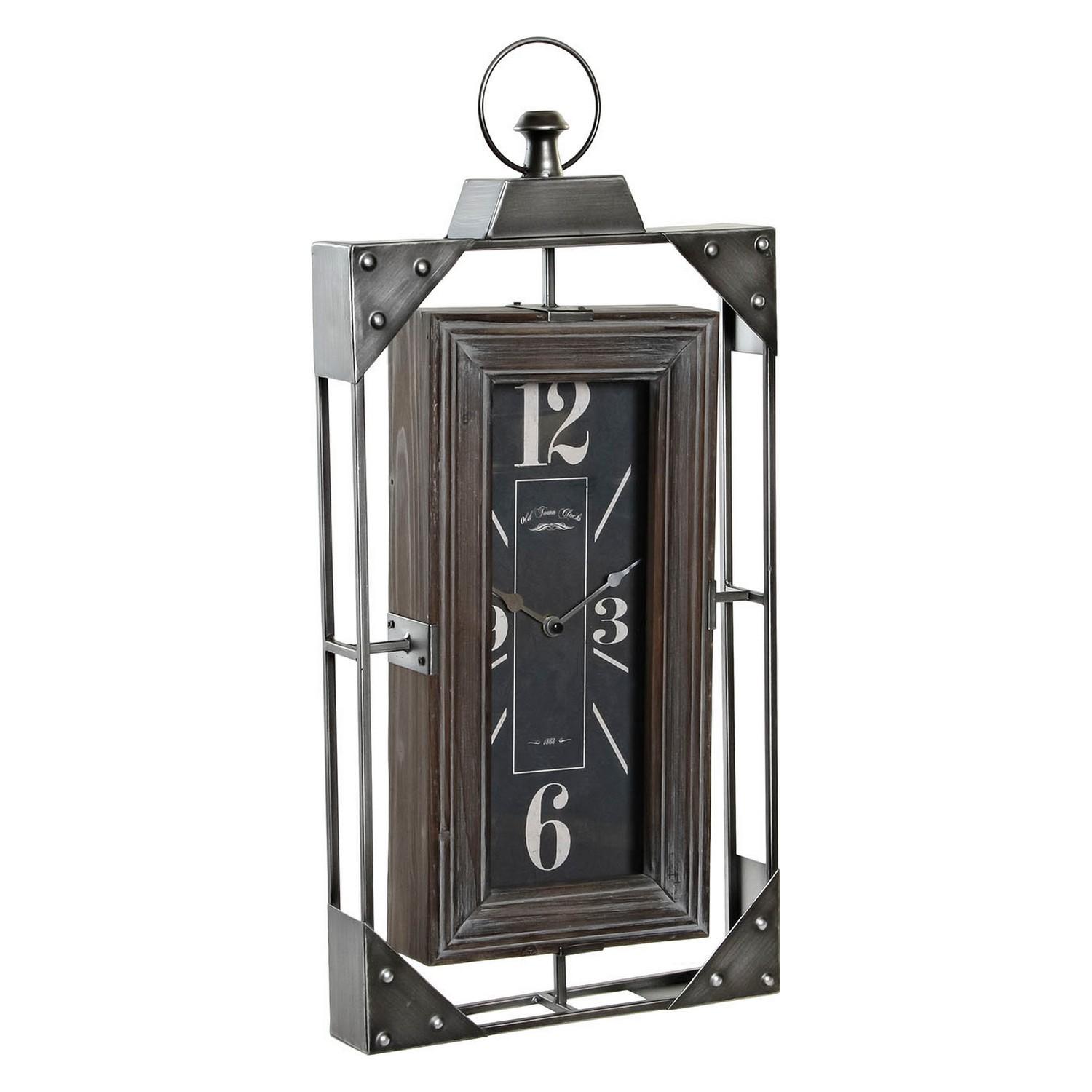 Vægur Loft Træ Jern 29 X 6.5 X 61 Cm