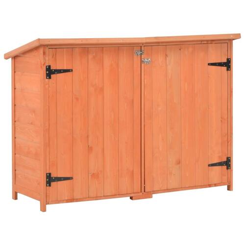 Opbevaringsskur til haven 120x50x91 cm træ