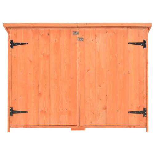 Opbevaringsskur til haven 120x50x91 cm træ