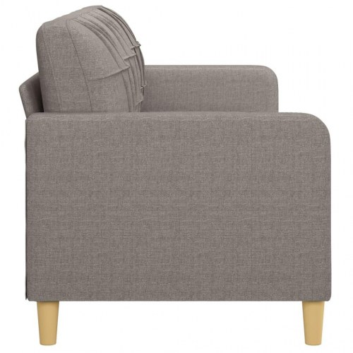 3-personers sofa i stof - 180 cm, gråbrun
