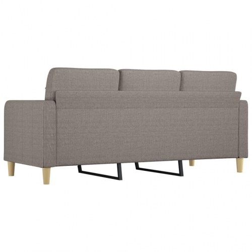 3-personers sofa i stof - 180 cm, gråbrun