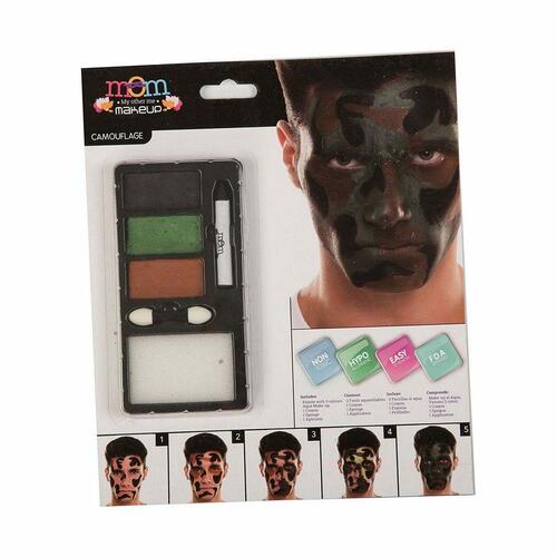 Makeup Sæt Camouflage soldat 1 Dele