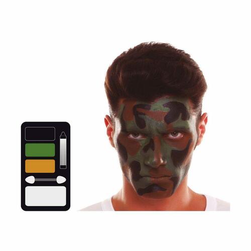 Makeup Sæt Camouflage soldat 1 Dele