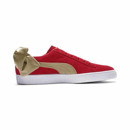 Kvinde Casual Sneakers Puma Sportswear Suede Bow Varsity Rød 36