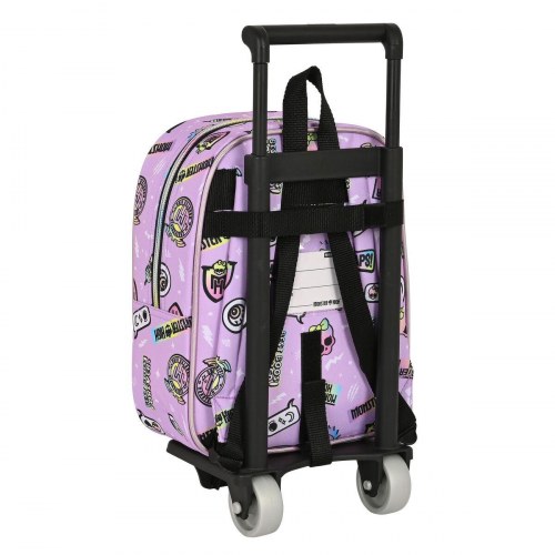 Rygsæk med hjul Monster High - Best Boos, syren 22 × 27 × 10 cm