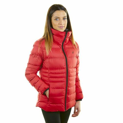 Anorak Joluvi Vegga Dame Rød Vendbar Sort XS