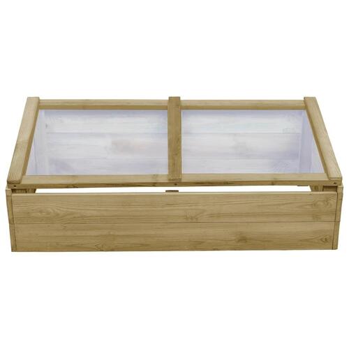 VidaxL drivhus imprægneret fyrretræ 100 x 50 x 35 cm