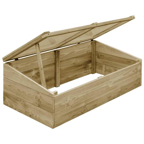VidaxL drivhus imprægneret fyrretræ 100 x 50 x 35 cm