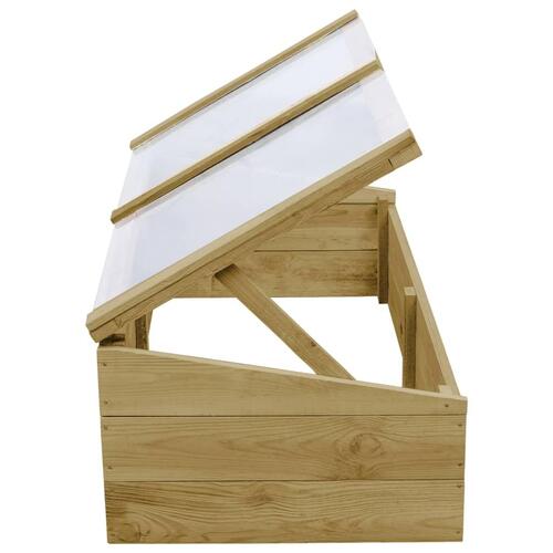 VidaxL drivhus imprægneret fyrretræ 100 x 50 x 35 cm