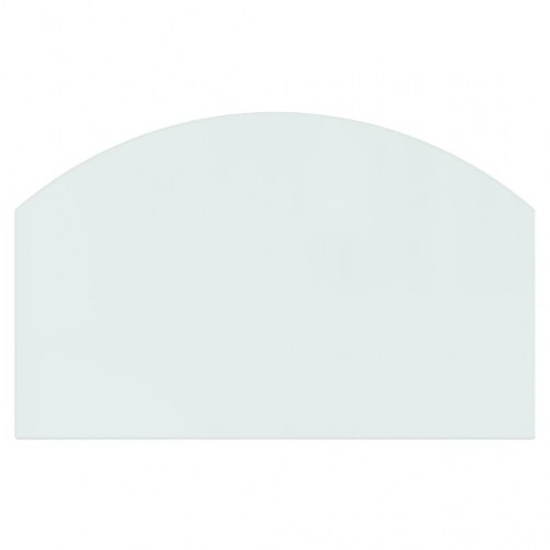 Glasplade til pejs 80x50 cm